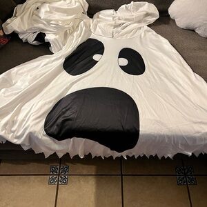 Ready for halloween ghost costume.
